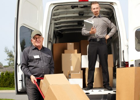 Professional local removals team handling a Somerstown home move