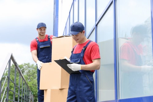 Packed items prepared for long-term storage in Somerstown