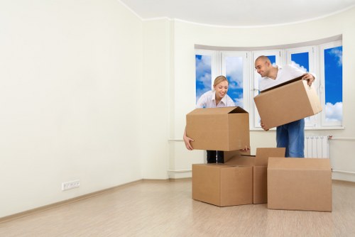 Secure storage options for items during a move in Somerstown