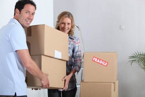 Household and business items stored neatly in a secure storage setting